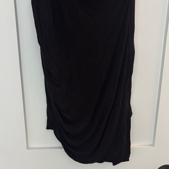 bebe Rouched Black Dress - Picture 5 of 7
